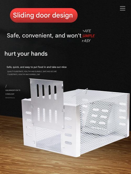 Fully Automatic Mouse Trap Cage — Household Metal Rodent Catcher for Continuous Trapping and Extermination