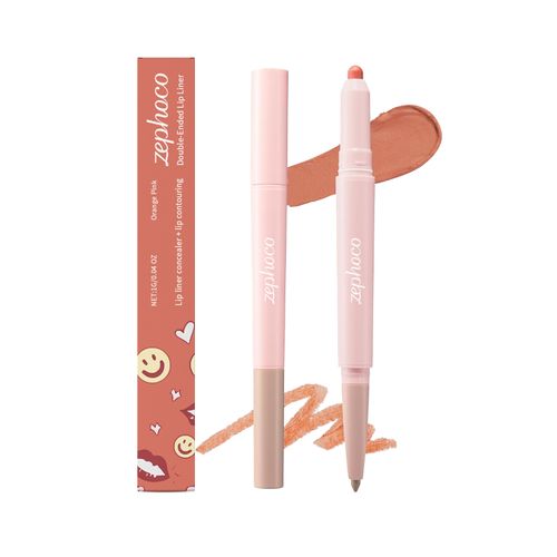 Zephoco Double-Ended Lip Liner, Concealer, and Shading Pen: Naturally Defines and Defines Lips with a Matte, Soft Shine Finish.