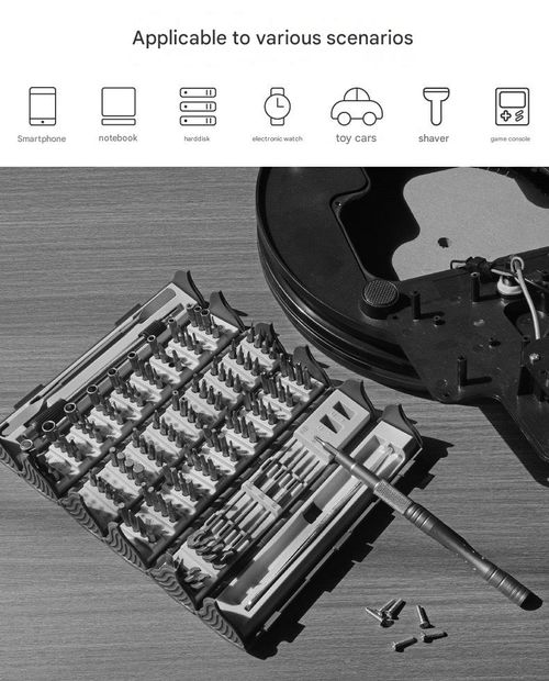 128-in-1 Precision Screwdriver Set, Disassembly and Repair Tool, Multifunctional Manual Screwdriver Roll-Type Set