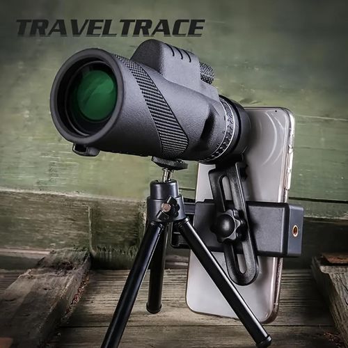 80x100 Monocular Telescope for Adults, Outdoor Use, Concerts, High Magnification, High Definition, Low Light Night Vision Telescope