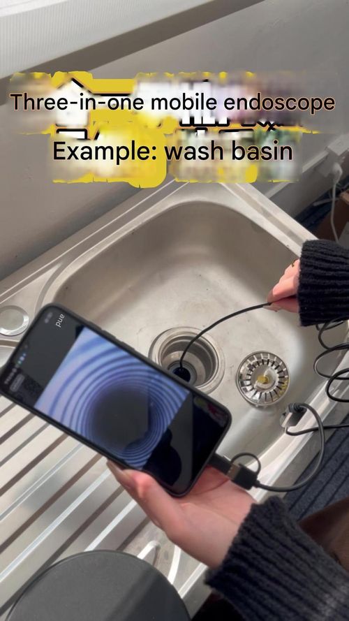 5.5mm mobile phone endoscope camera, 3-in-1, 480P, 300,000 pixels