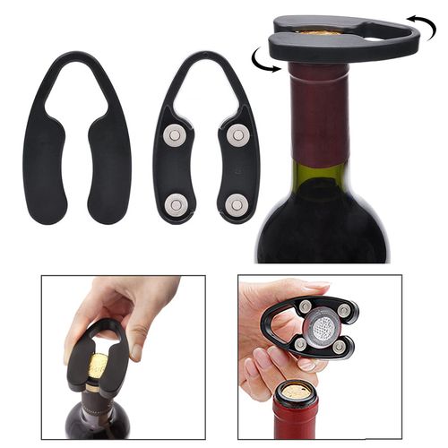 Wine bottle opener set: Red wine air pressure bottle opener, needle-type ABS air pressure bottle opener, and corkscrew set.