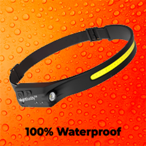 High-powered rechargeable headlamp