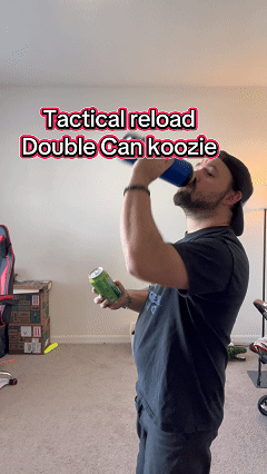 Double Tactical Reload Can Holder
