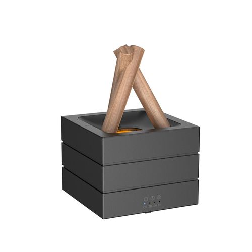 Simulated bonfire aroma diffuser, home desktop high-mist ultrasonic essential oil diffuser, colorful atmosphere, USB plug-in.