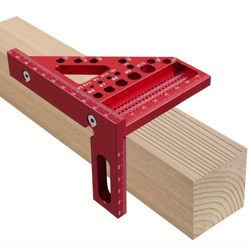 Aluminum alloy woodworking right-angle triangle ruler