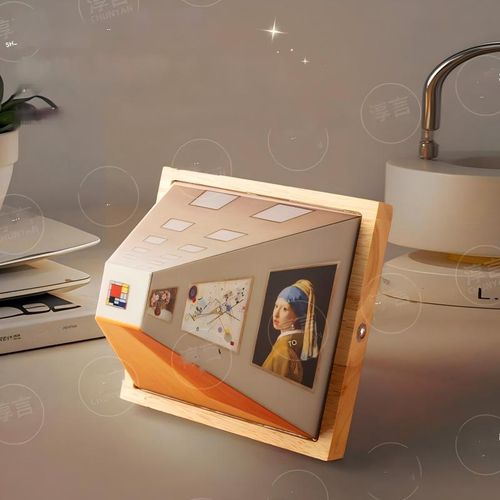 Chunyan 3D Naked-Eye Vision Night Light Living Room Home Luxury Wooden No-Drill Wall Lamp Bedside Ornament Light