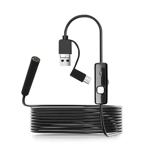 5.5mm mobile phone endoscope camera, 3-in-1, 480P, 300,000 pixels