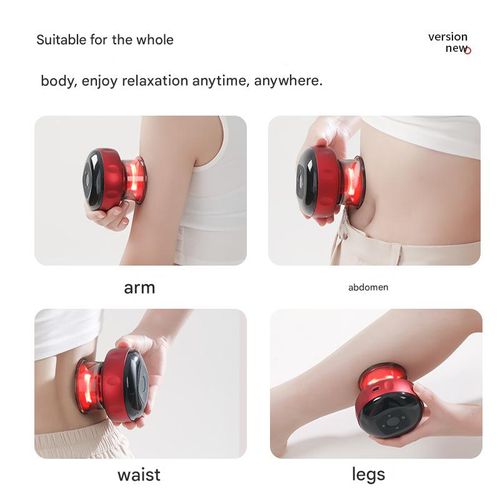 Smart Vacuum Cupping and Gua Sha Instrument, Electric Breathing Heating Gua Sha Massager, Meridian Dredging and Massage Instrument, Suction Gua Sha Device