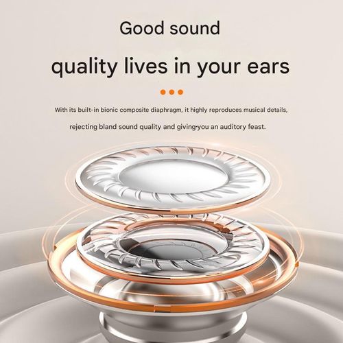 X55 Wireless Bluetooth Earbuds — Mini, Noise-Cancelling, Digital Display, Exclusive Mold, Touch Control (Designed for Sleep)
