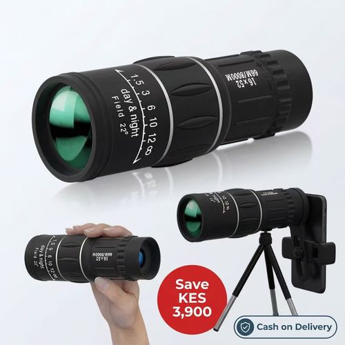 🔥16x52 HD Monocular Telescope | Portable Outdoor Use 🎯