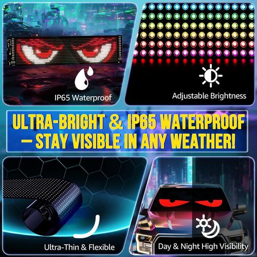 🔥50%+ OFF LED Devil Eye Lights | USB APP Control 🚗