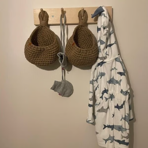 Buy one get one free: Wall-mounted vegetable and fruit basket