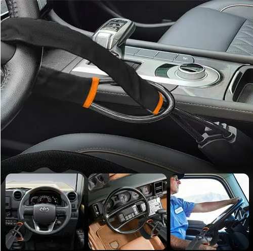 Universal Anti-Theft Steering Wheel Lock