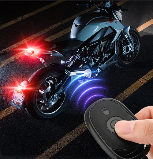 Strobe Light Electric Motorcycle Night Remote Control Warning Flash Light Anti-Rear-End Collision Sensor Light Free Wiring Modification