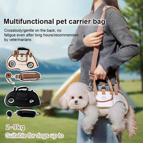 🐶🎒 2-in-1 Portable Breathable Pet Carrier – Sling + Backpack | Anywhere, Anytime!
