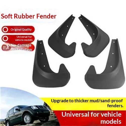 🔥4Pcs Universal Car Mud Flaps | Durable Fender Mudguards for All Cars 🚗