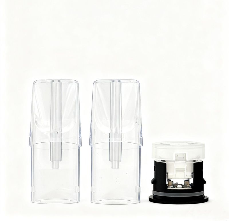 LANA發光款一代空彈2ml上下分離式設計可注油通用主機不漏油不吃油ILIA糖果雲煙館 非国标调味烟弹