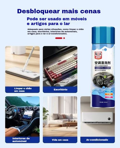 🔥🔥🔥desconto de eventos, limpador de espuma de ar condicionado de carro limpador de espuma de ar condicionado doméstico