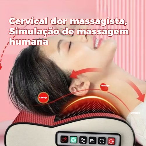 🔥🔥🔥 oferta especial por tempo limitado, Travesseiro de massagem cervical