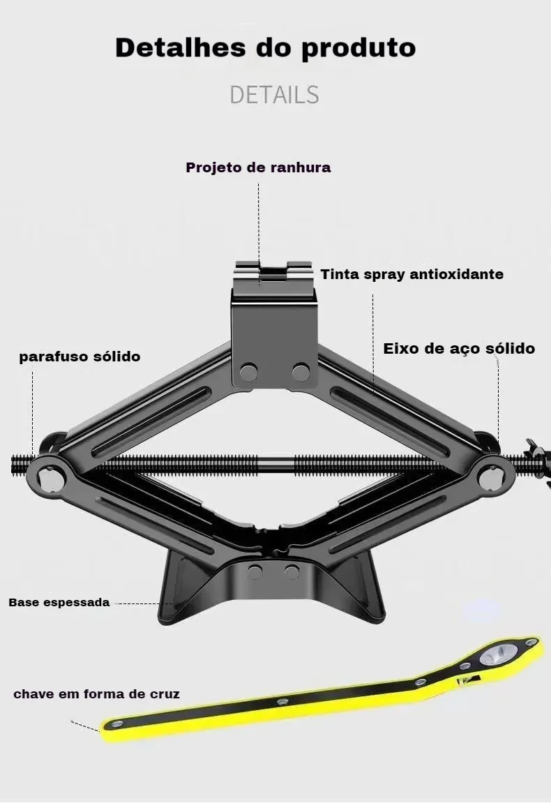 (🔥🔥🔥preço do evento)Mudança de pneu ferramenta especial car jack set tools