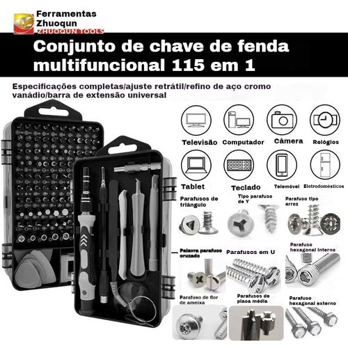 Chave de fenda multifuncional combo kit telefone celular computador eletrodomésticos profissional reparação ferramenta de desmontagem