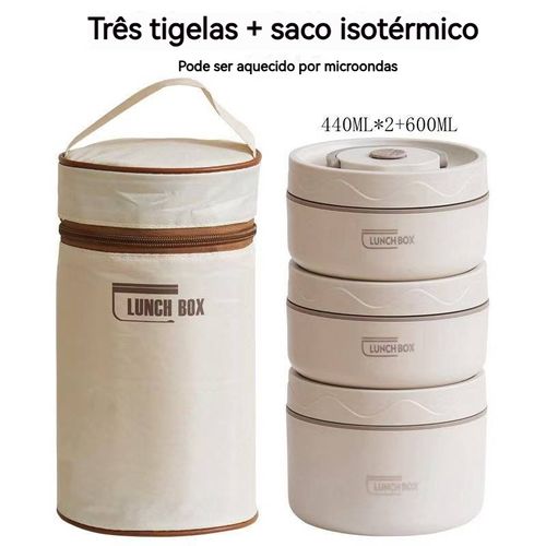 Portátil, isolamento térmico, conjunto de lancheira, 304 aço inoxidável de grau alimentício isolado lancheira selada