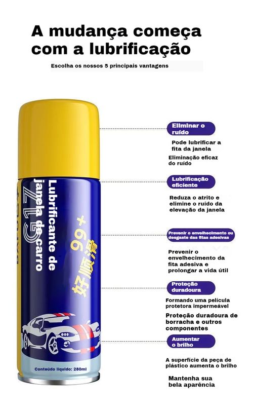 🔥🔥🔥Oferta especial por tempo limitado Lubrificante multifuncional universal com redução de ruído, agente antirrust e agente de conservação