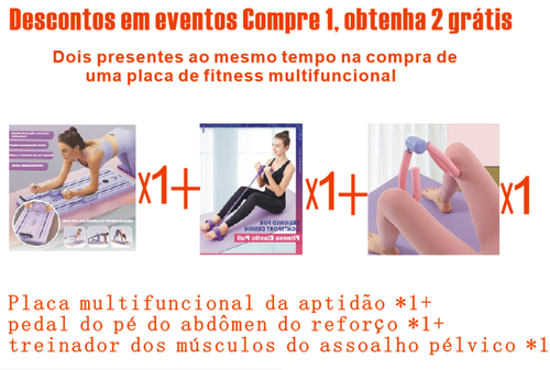 4 em 1 placa de fitness multifuncional (🔥🔥🔥preço do evento)
