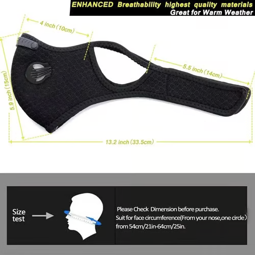 💖Reusable Carbon Filter Dust Mask – Built for Active Lifestyles