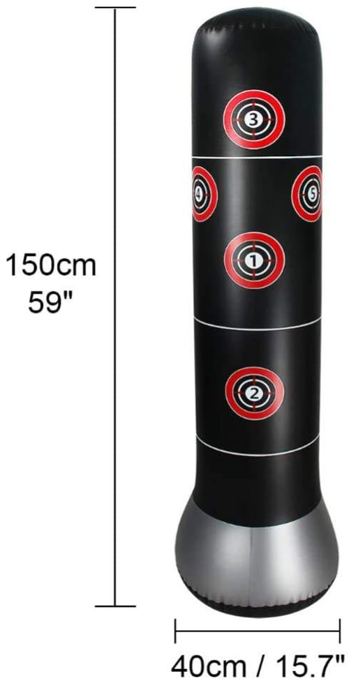 Children Adult Tumbler Boxing Target Training Equipment Inflatable Standing Punching Bag Sport Toys Kids Activity Outdoors Game