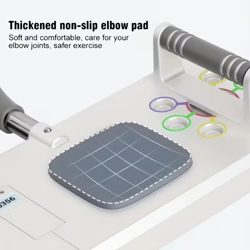 Push Up Training Set Multifunctional Push Up Board with Elastic Resistance Band and Bars 3 in 1 Fitness Set with Digital Stopwatch for Home and Gym Workout,Abdominal Triceps Muscle Training Fitness