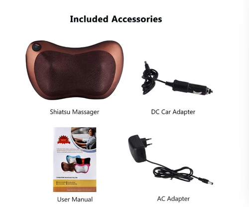 Local warehouseMassage Pillow, Neck and Back Massager with Heat, Shiatsu Massage Pillow for for Back, Shoulder, Leg, Foot, Gift for Men Women Mom Dad, Stress Relax at Home Office and Car