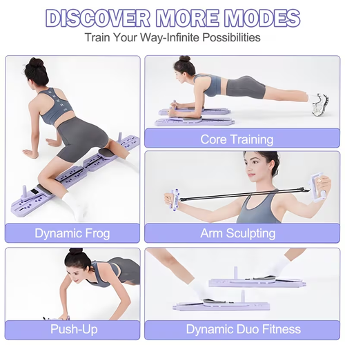 Home Gym Full Body Trainer with Non-Slip Base, Folding Design Suitable for Small Places, Dormitories, Apartments, Office | Ideal Gift for Christmas