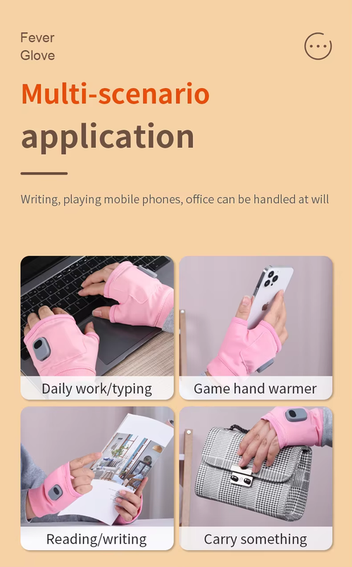 USB Charging Smart Heated Gloves