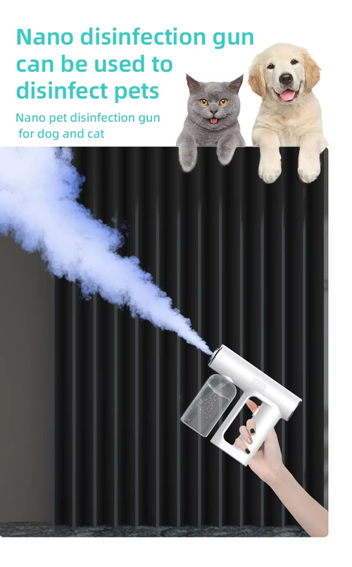 Blue Light Nano Atomizing Disinfection Gun