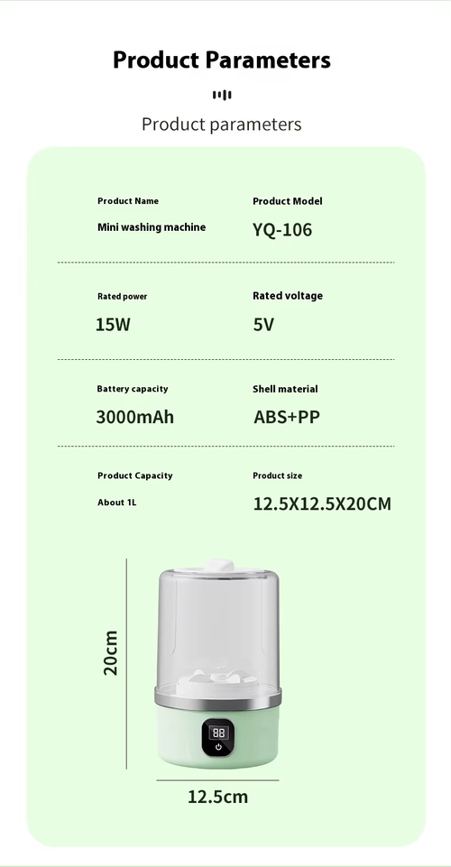 Mini Charging Washing Machine