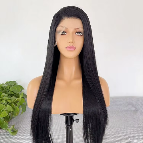 Long black hairpiece