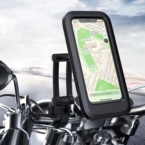 Waterproof Bracket for Cycling Touchscreen Telescopic Handlebar