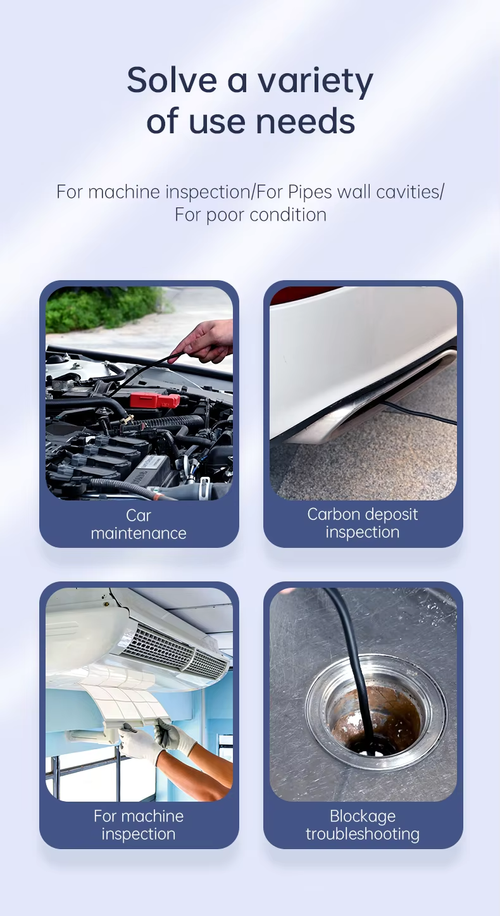 HD endoscopic camera for pipeline maintenance