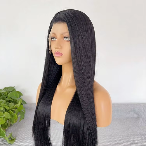 Long black hairpiece
