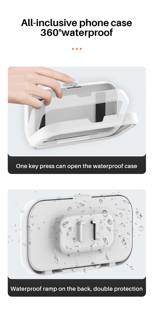 Bathroom phone waterproof case