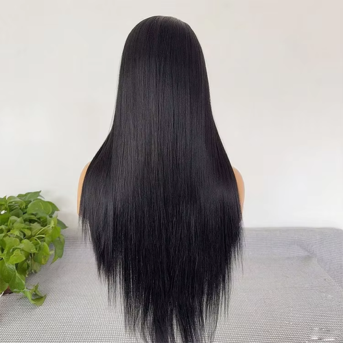 Long black hairpiece