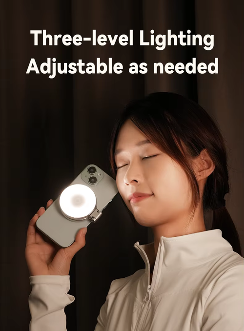 Magnetic Clip-on Fill Light for Phones