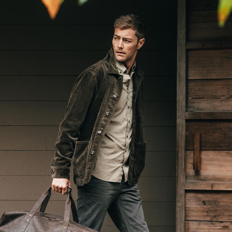 Ccveu Ojai Jacket in Army Cord