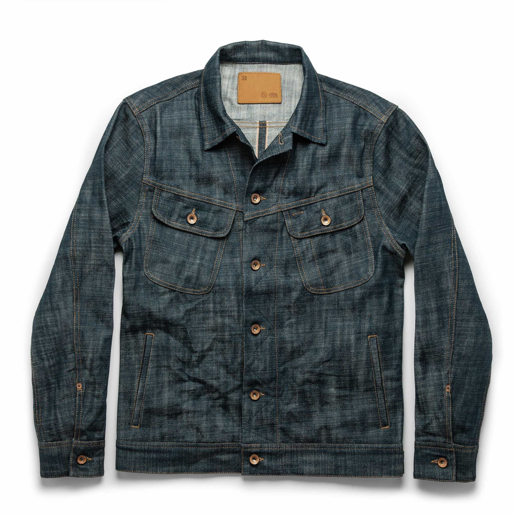 Ccveu Long Haul Jacket in Green Cast Selvage