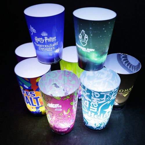 LED Induction Light Up Wine Cup, Color Changing Mug Activated by Liquid, Creative Water Cup for Bar