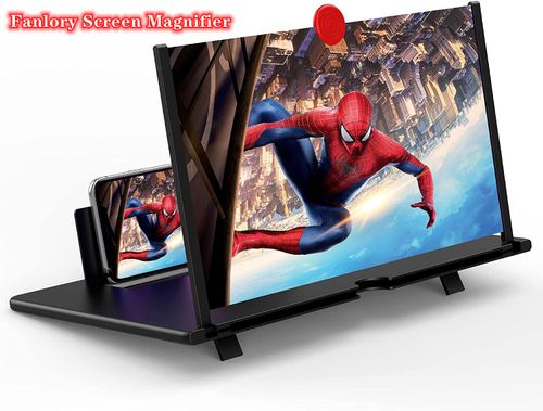 Foldable Pull‑out Phone Screen Magnifier, Desktop Stand,  Inch Enlarged Screen Accessory for Video Watching
