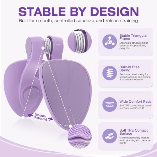 Pelvic Floor Exercise Devices 35lb Inner Thigh Hip Trainer Kegel Exerciser
