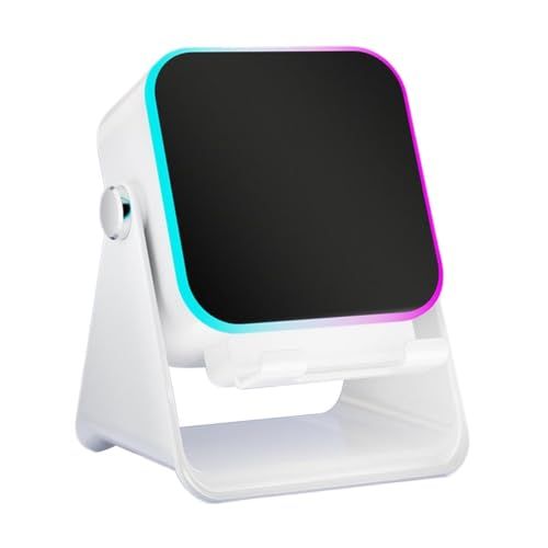 Rechargeable Wireless Induction Speaker, Tech RGB Gaming Desktop Mini Speaker for Bedroom